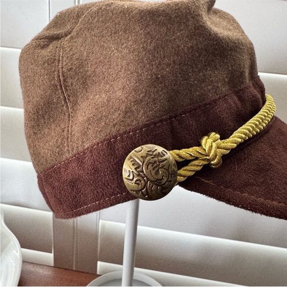 Elope Steamworks Steampunk Cadet Brown Hat Adult main image 4